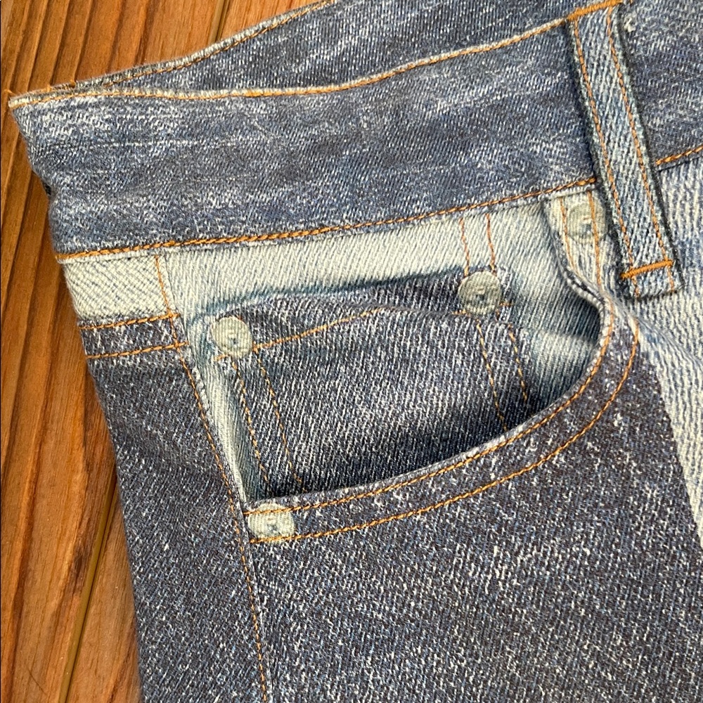 Rag & Bone Women's Denim Patchwork Straight Jeggi… - image 6